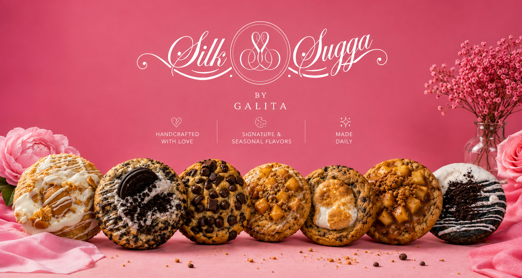 Silk & Sugga — handcrafted cookies by Charrisse